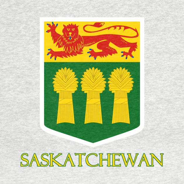 Saskatchewan,  Canada - Coat of Arms Design by Naves